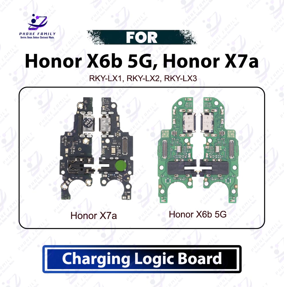 Honor X6b 5G, Honor X7a Charging Logic Board USB Charging Port Dock Connector Replacement Repair Spare Part