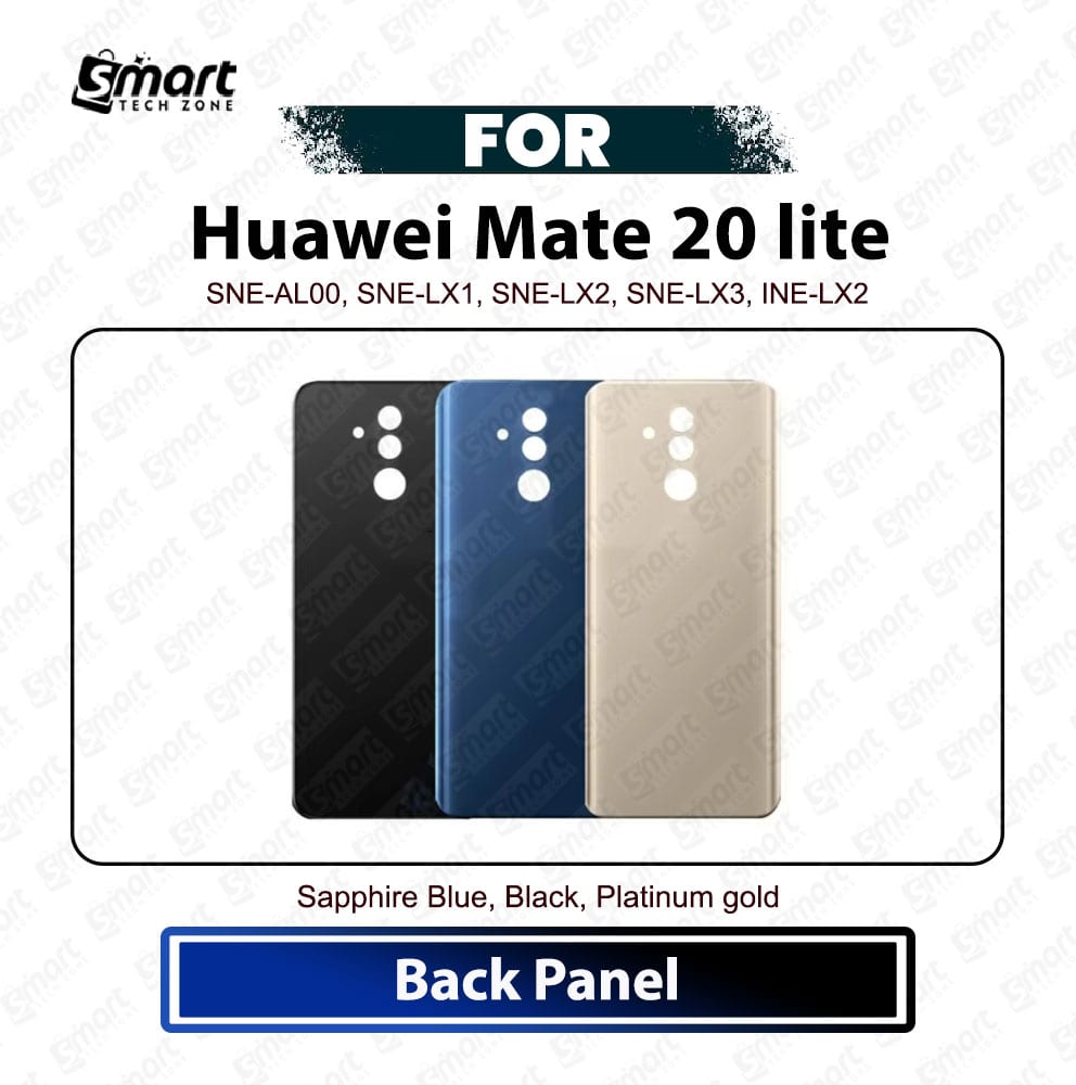 Huawei Mate 20 Lite Back Panel Best Quality Replacement Repair Spare Part For SNE-AL00, SNE-LX1, SNE-LX2, SNE-LX3, INE-LX2