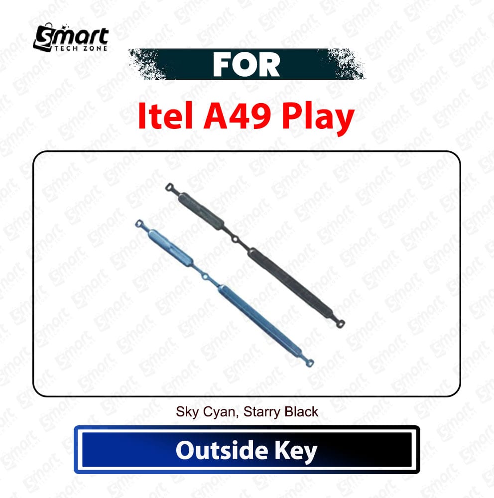Itel A49 Play Power On Off Switch Button Side Volume Up Down Buttons Replacement Repair Spare Part