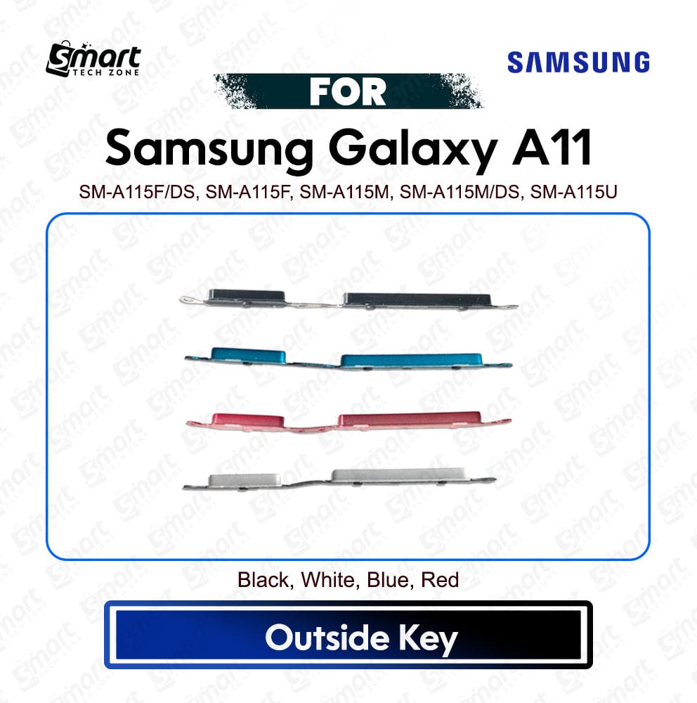 Samsung Galaxy A11 Side Button / Power On Off Button / Volume Button / Side Key - Power Key Volume Key Premium Quality Replacement Repair Spare Part