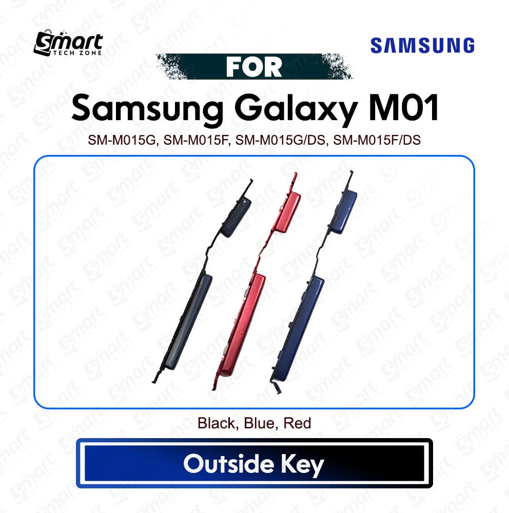 Samsung Galaxy M01 Side Button / Power On Off Button / Volume Button / Side Key - Power Key Volume Key Premium Quality Replacement Repair Spare Part