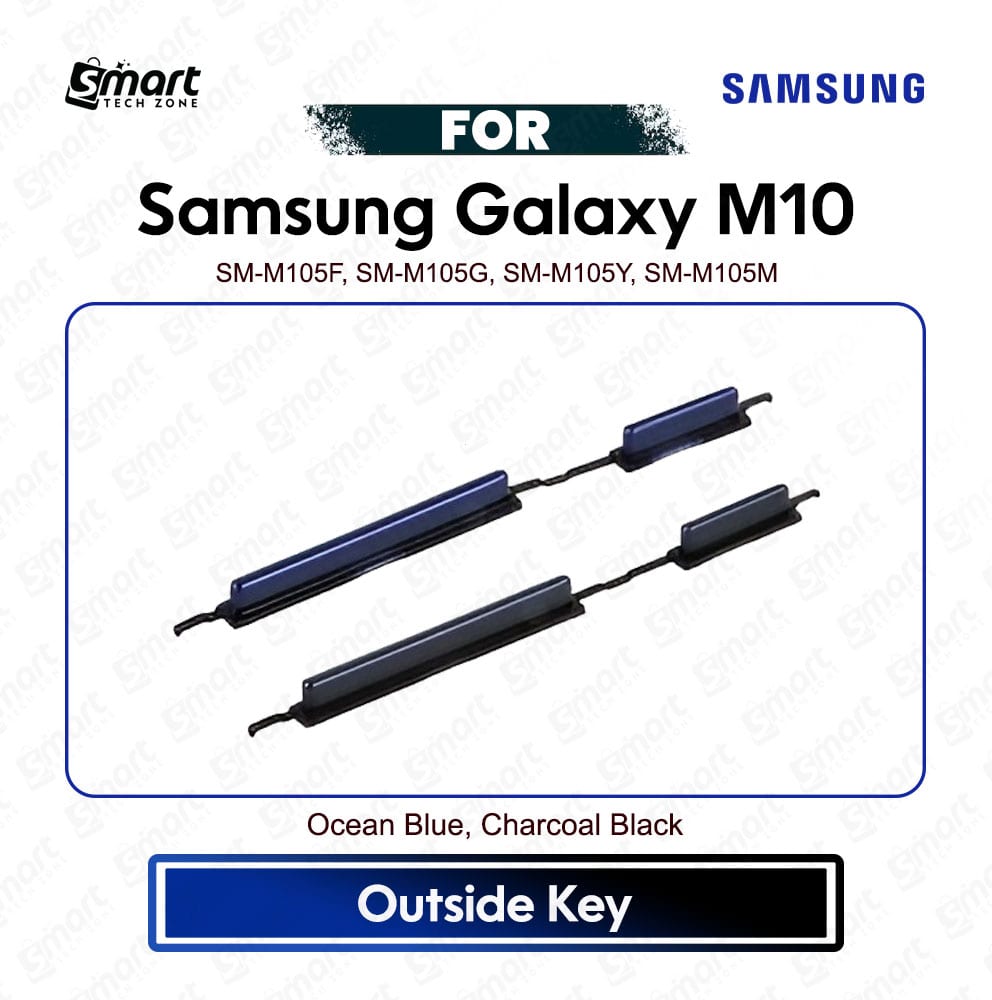 Samsung Galaxy M10 Side Button / Power On Off Button / Volume Button / Side Key - Power Key Volume Key Premium Quality Replacement Repair Spare Part