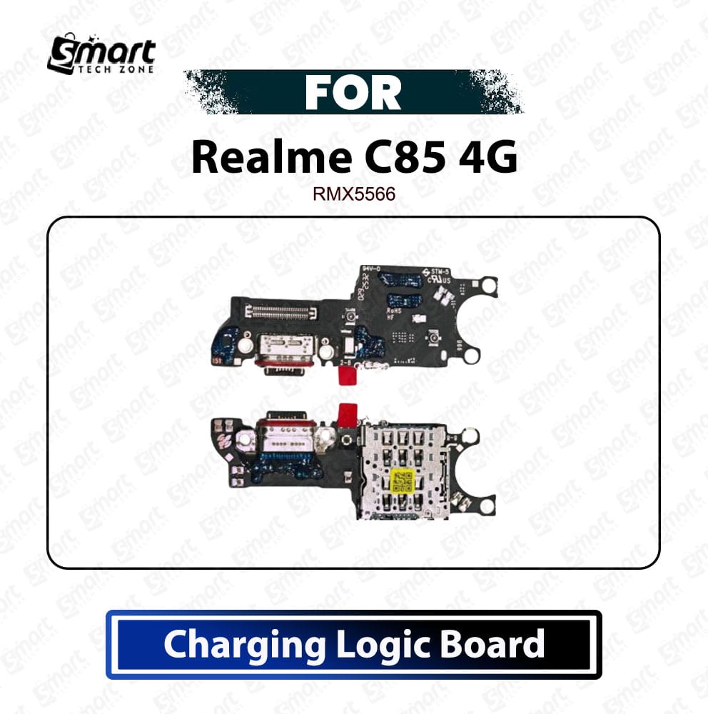 Realme C85 4G Charging Logic Board - USB Charging Port Dock Connector & Mic PCB Board Replacement Repair Spare Parts (RMX5566)