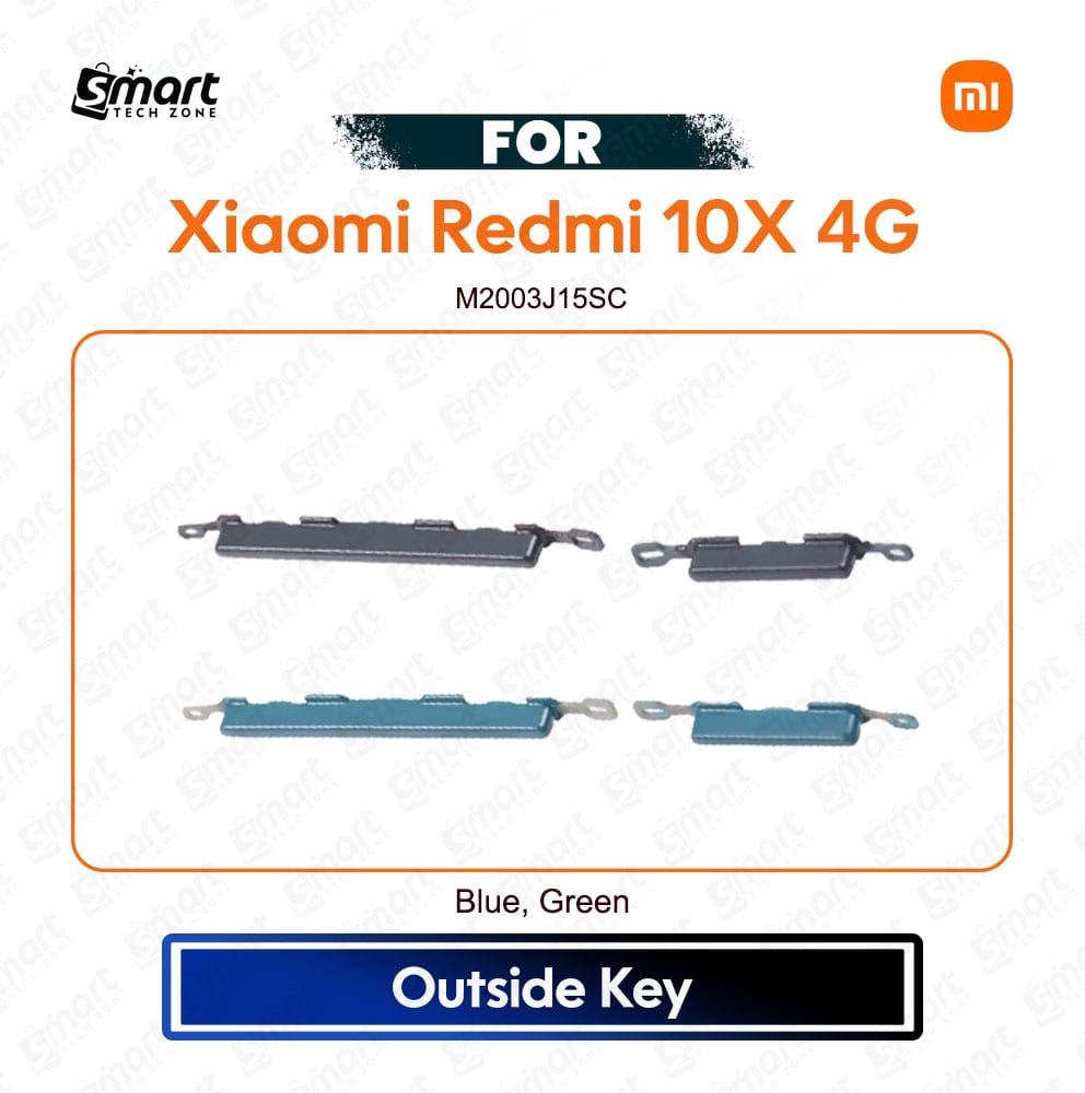 Xiaomi Redmi 10X 4G Side Button / Power On Off Button / Volume Button / Side Key - Power Key Volume Key Premium Quality Replacement Repair Spare Part