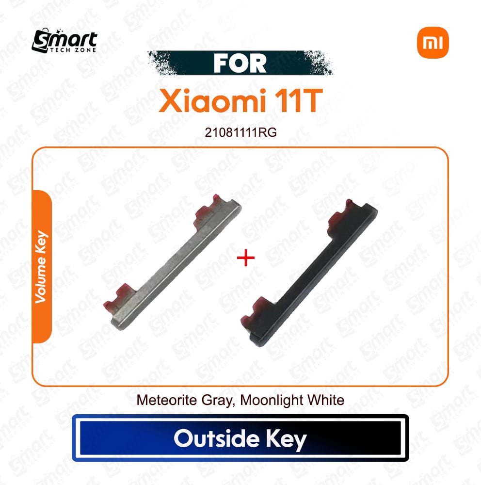 Xiaomi 11T Side Button / Volume Button / Side Key - Volume Key Premium Quality Replacement Repair Spare Part For 21081111RG