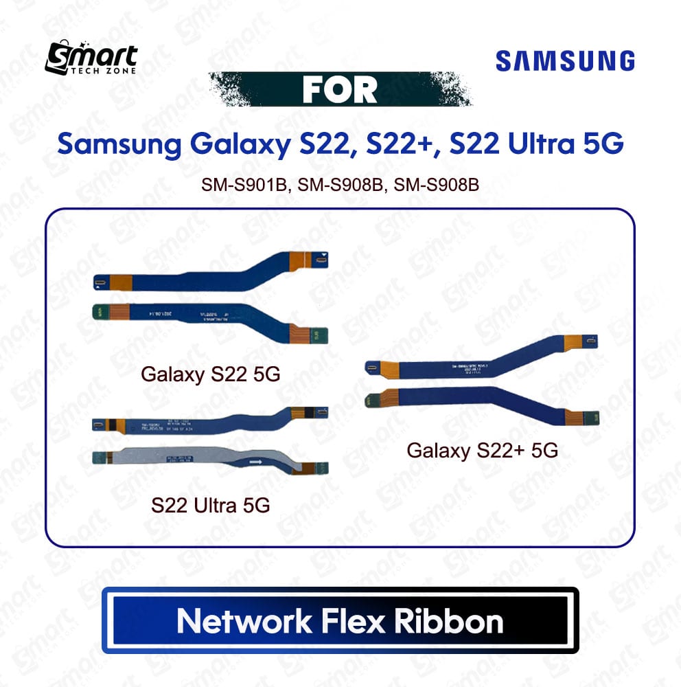 Samsung Galaxy S22 5G, S22+ 5G, S22 Ultra 5G Network Flex Ribbon / Signal Flex Replacement | Antenna Signal Flex Cable | High Quality Spare Part