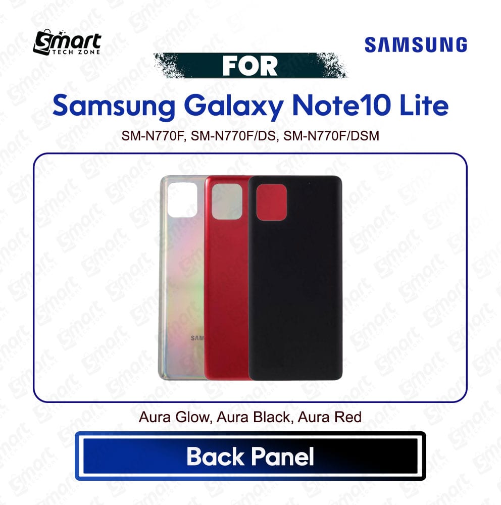 Samsung Galaxy Note10 Lite Back Panel Backshell All Colors Available Replacement Repair Spare Part For SM-N770F, SM-N770F/DS, SM-N770F/DSM