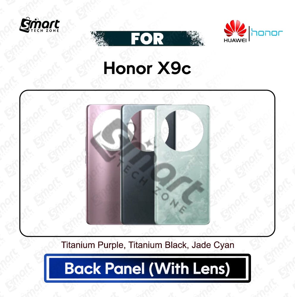 Honor X9c Back Shell Back Panel Battery Cover Back Door With Camera Lens Logo All Colors Available Replacement Repair Spare Part