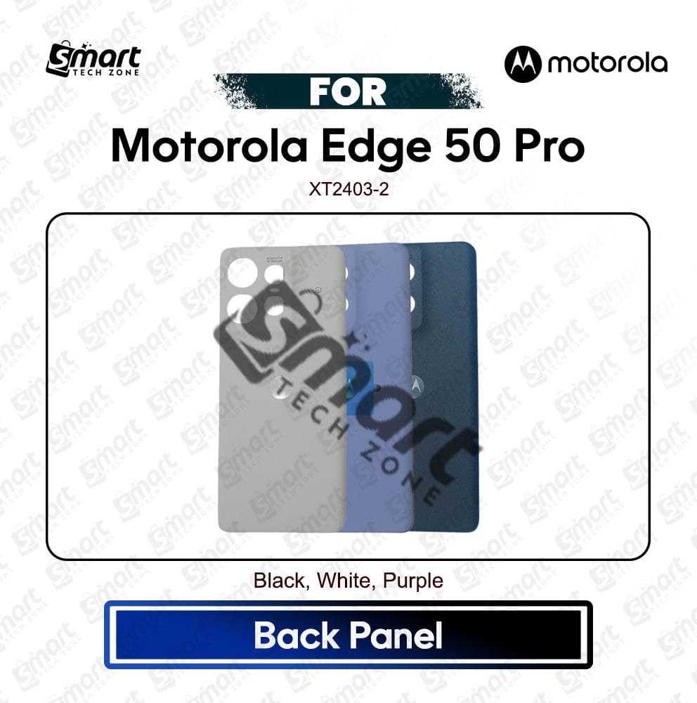 Motorola Edge 50 Pro Back Shell Back Panel Battery Cover Back Door with Logo All Colors Available Replacement Repair Spare Part (XT2403-2)