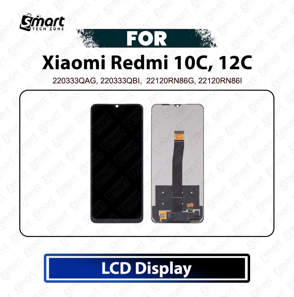 Xiaomi Redmi 10C, Redmi 12C High Quality Display Touch Screen Digitizer Assembly Replacement Repair Spare Part