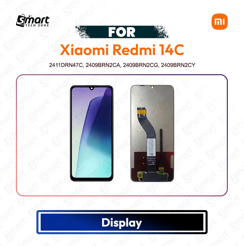 Xiaomi Redmi 14C High Quality Display Touch Screen Digitizer Assembly Replacement Repair Spare Part-2411DRN47C, 2409BRN2CA, 2409BRN2CG, 2409BRN2CY