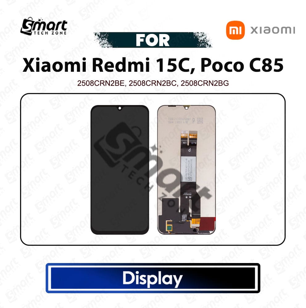 Xiaomi Redmi 15C, Poco C85 High Quality Display Touch Screen Digitizer Assembly Replacement Repair Spare Part For 2508CRN2BE, 2508CRN2BC, 2508CRN2BG