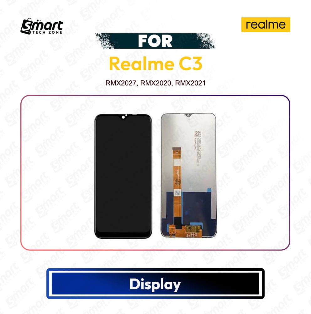 Realme C3 High Quality Display Touch Screen Digitizer Assembly Replacement Repair Spare Part-RMX2027, RMX2020, RMX2021
