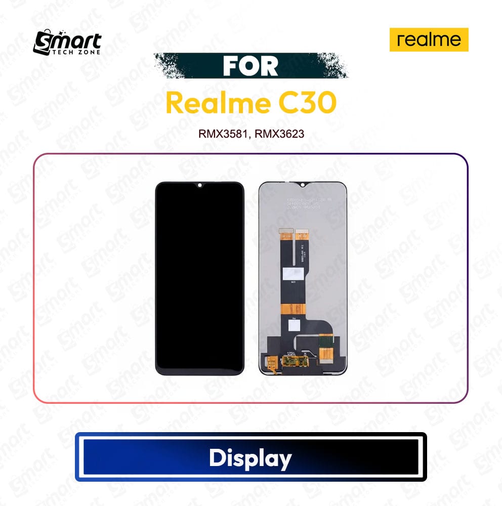 Realme C30 Quality Display Touch Screen Digitizer Assembly Replacement Repair Spare Part-RMX3581, RMX3623