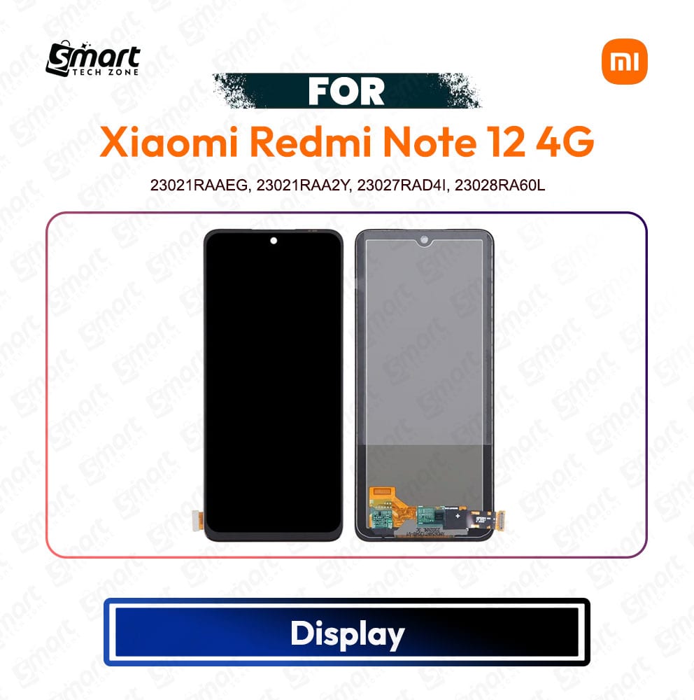 Xiaomi Redmi Note 12 4G High Quality Display Touch Screen Digitizer Assembly Replacement Repair Spare Part - 23021RAAEG, 23021RAA2Y, 23027RAD4I, 23028RA60L