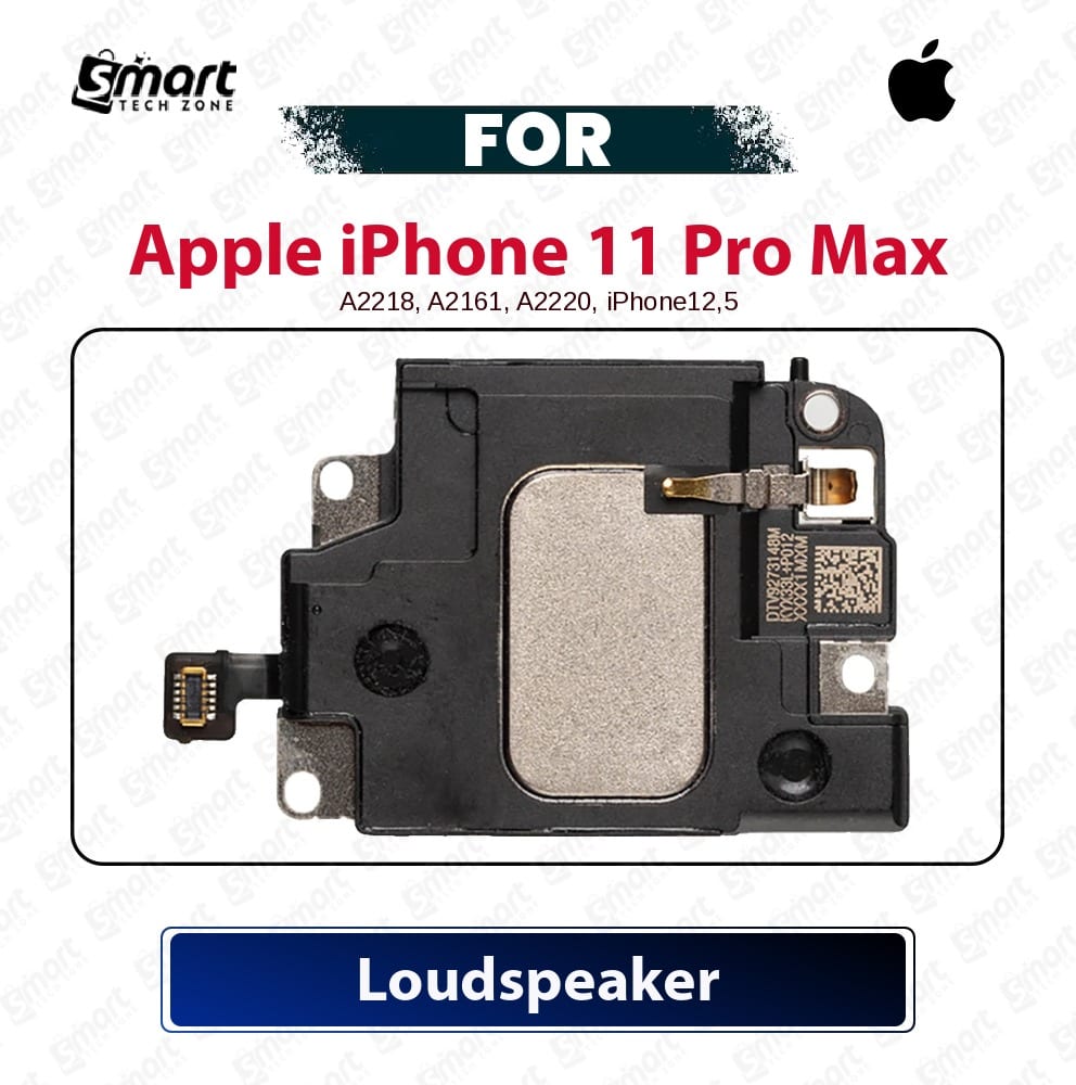Apple iPhone 11 Pro Max Loud Speaker Ringer Buzzer Module - Bottom Loudspeaker Sound Box Replacement Repair Spare Part for A2218, A2161, A2220
