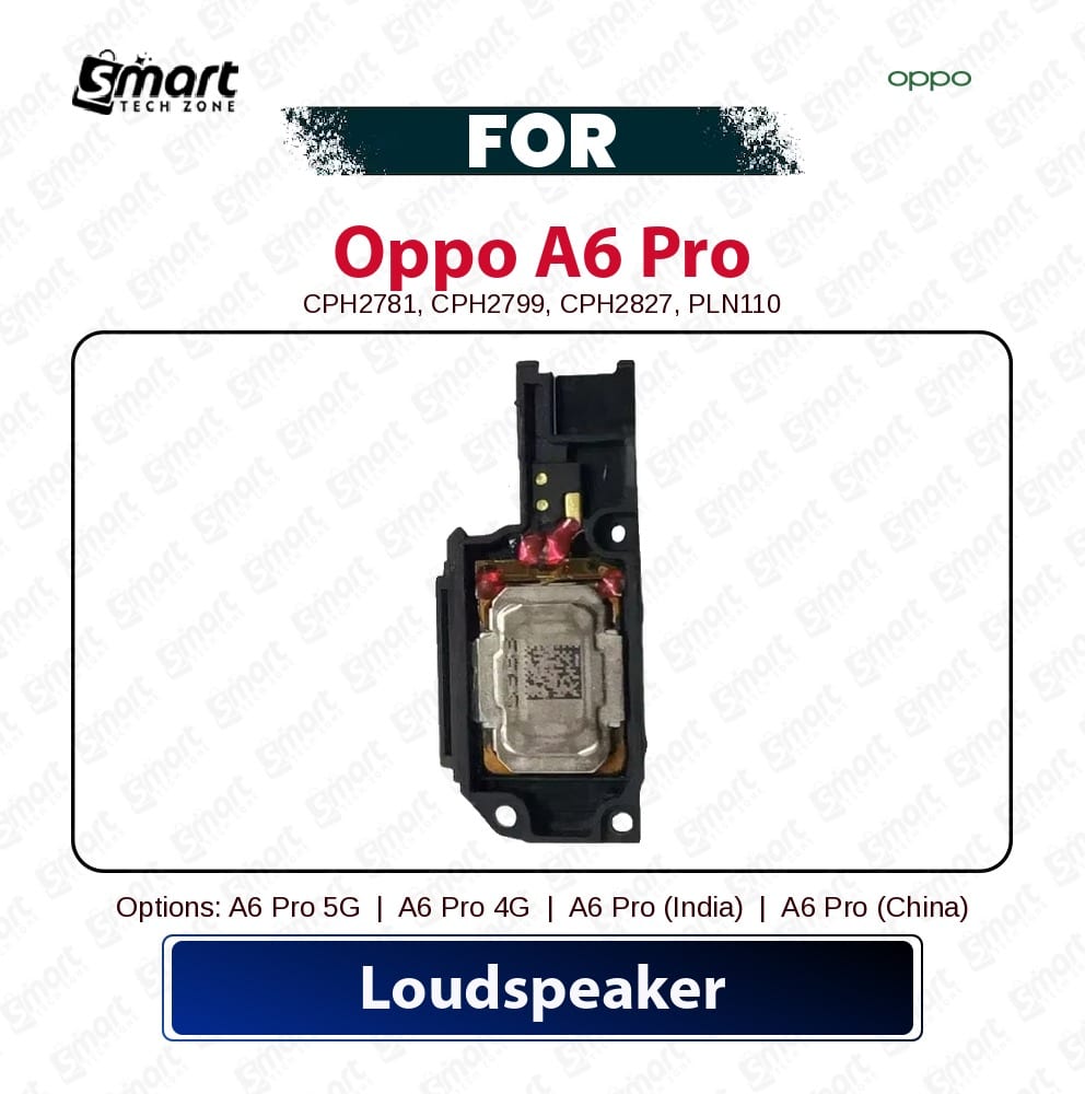 Oppo A6 Pro Loud Speaker Ringer Buzzer Module - Bottom Loudspeaker Sound Box Replacement Repair Spare Part for 5G, 4G, India, China (CPH2781, CPH2799, CPH2827, PLN110)