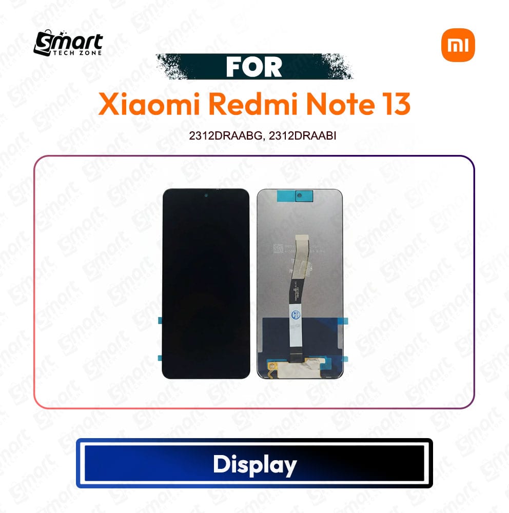 Xiaomi Redmi Note 13 High Quality Display Touch Screen Digitizer Assembly Replacement Repair Spare Part - 2312DRAABG, 2312DRAABI