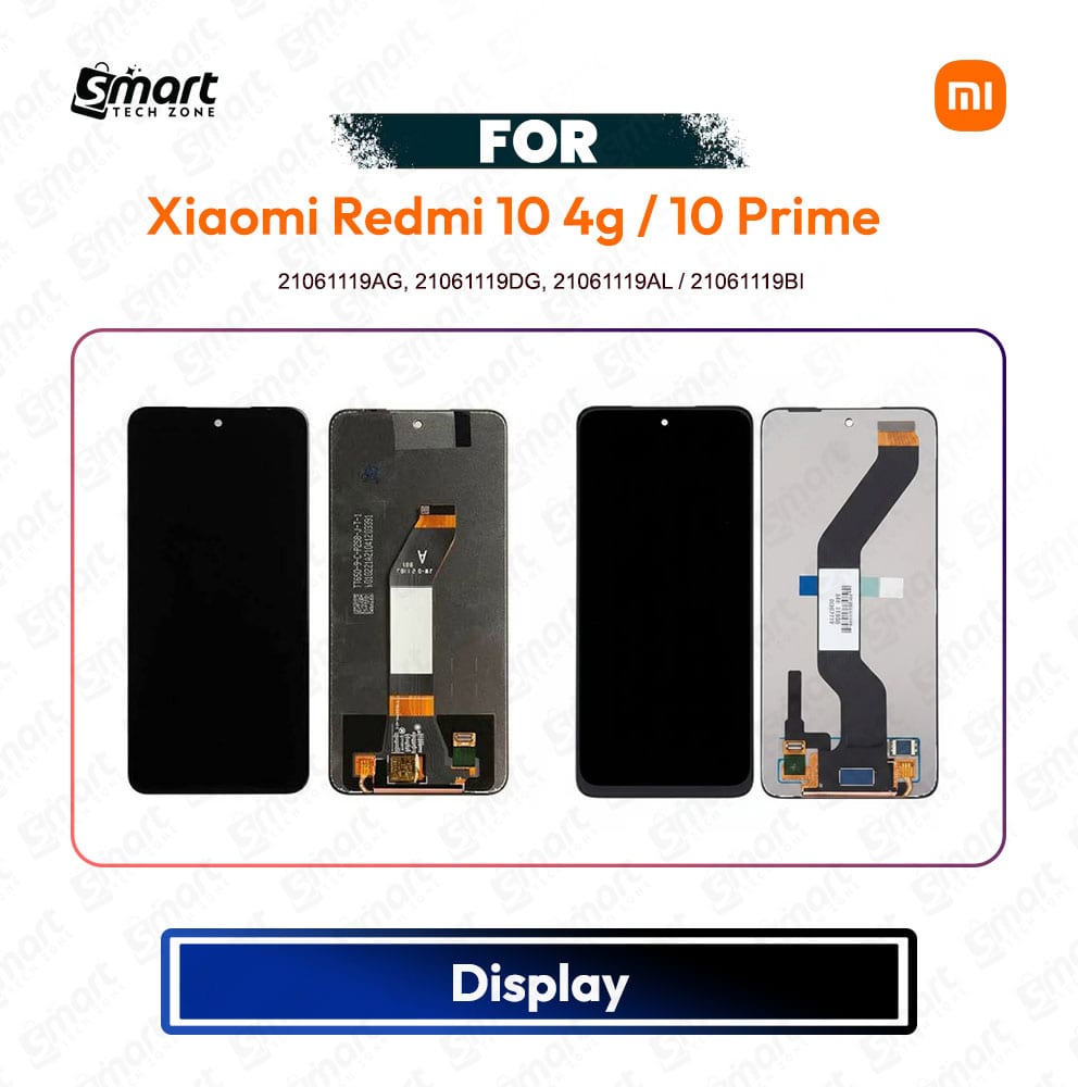 Xiaomi Redmi 10 4g / 10 Prime High Quality Display Touch Screen Digitizer Assembly Replacement Repair Spare Part - 21061119AG, 21061119DG, 21061119AL / 21061119BI