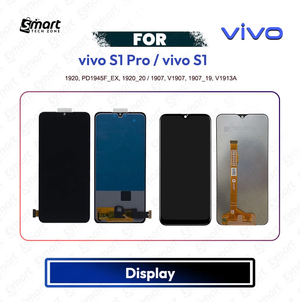 vivo S1 Pro / vivo S1 High Quality Display Touch Screen Digitizer Assembly Replacement Repair Spare Part - 1920, PD1945F_EX, 1920_20 / 1907, V1907, 1907_19, V1913A