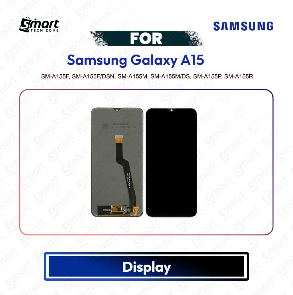Samsung Galaxy A15 High Quality Display Touch Screen Digitizer Assembly Replacement Repair Spare Part - SM-A155F, SM-A155F/DSN, SM-A155M, SM-A155M/DS, SM-A155P, SM-A155R