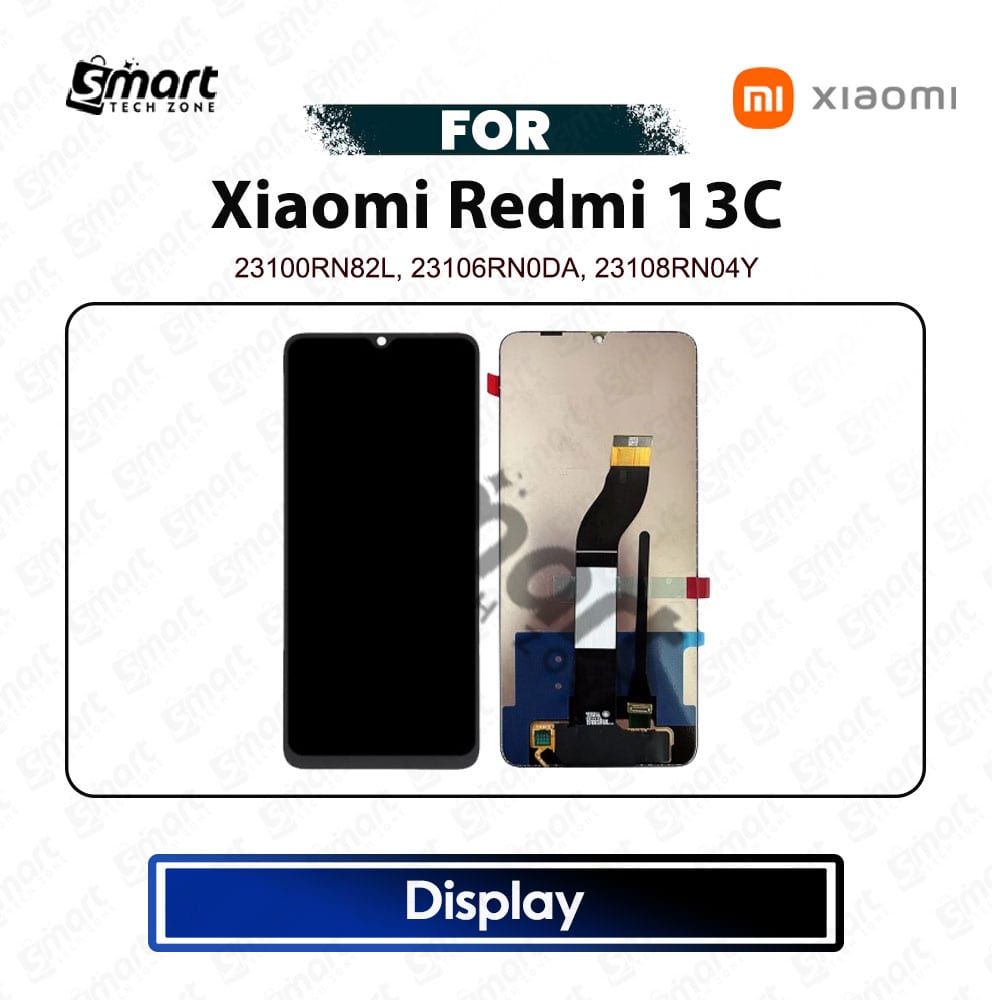 Xiaomi Redmi 13C High Quality Display Touch Screen Digitizer Assembly Replacement Repair Spare Part For 23100RN82L, 23106RN0DA, 23108RN04Y