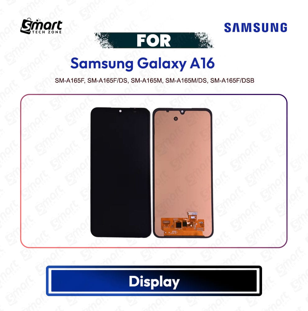 Samsung Galaxy A16 High Quality Display Touch Screen Digitizer Assembly Replacement Repair Spare Part - SM-A165F, SM-A165F/DS, SM-A165M, SM-A165M/DS, SM-A165F/DSB