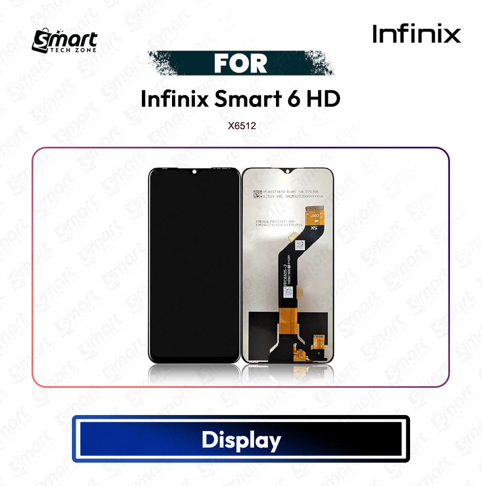 Infinix Smart 6 HD High Quality Display Touch Screen Digitizer Assembly Replacement Repair Spare Part - X6512