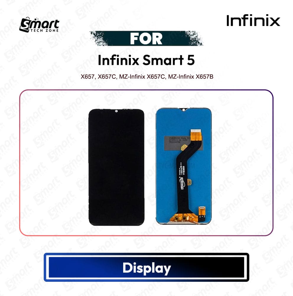 Infinix Smart 5 High Quality Display Touch Screen Digitizer Assembly Replacement Repair Spare Part -X657, X657C, MZ-Infinix X657C, MZ-Infinix X657B