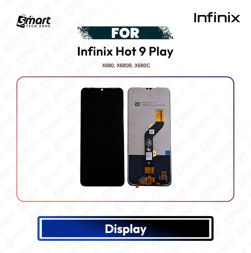 Infinix Hot 9 Play High Quality Display Touch Screen Digitizer Assembly Replacement Repair Spare Part -X680, X680B, X680C