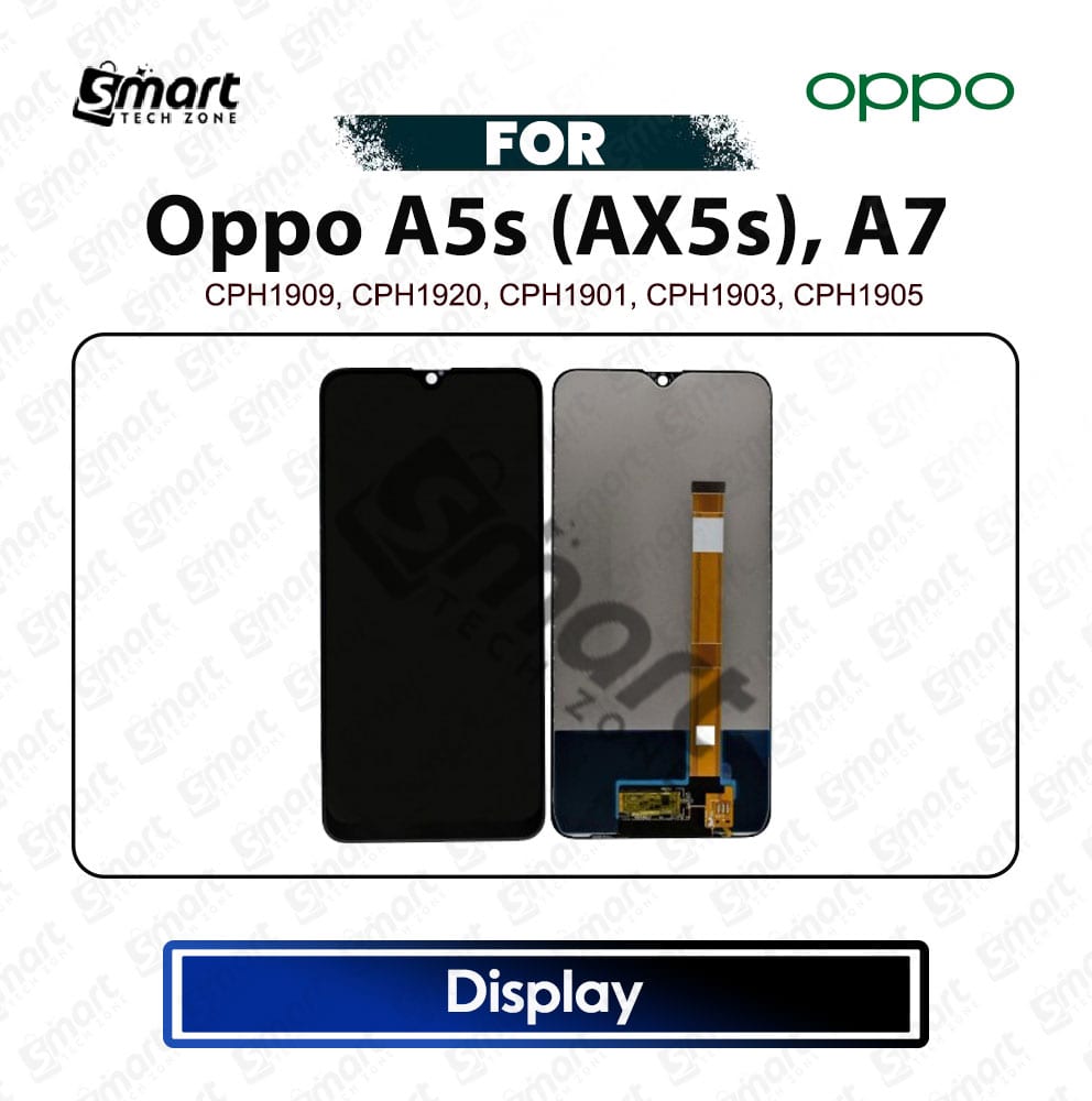 Oppo A5s (AX5s), A7 High Quality Display Touch Screen Digitizer Assembly Replacement Repair Spare Part -	CPH1909, CPH1920, CPH1901, CPH1903, CPH1905