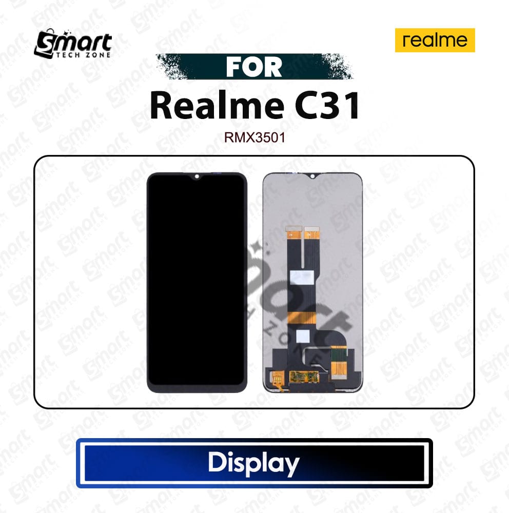 Realme C31 High Quality Display Touch Screen Digitizer Assembly Replacement Repair Spare Part - RMX3501