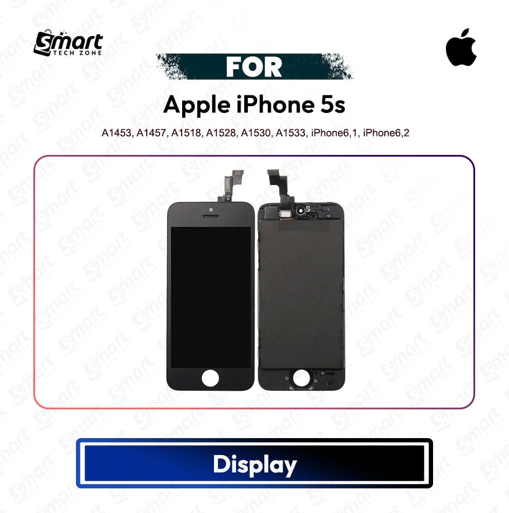 Apple iPhone 5s High Quality Display Touch Screen Digitizer Assembly Replacement Repair Spare Part -A1453, A1457, A1518, A1528, A1530, A1533, iPhone6,1, iPhone6,2