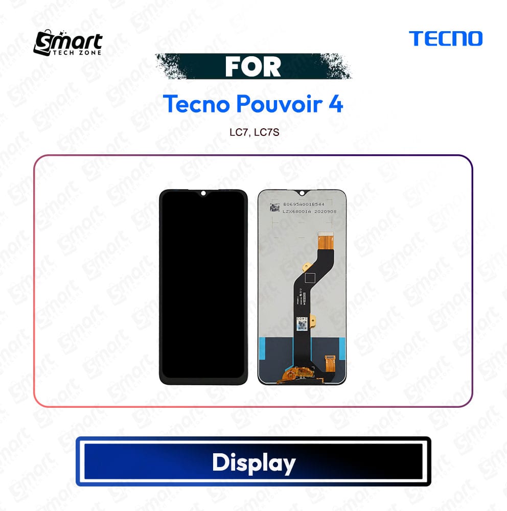 Tecno Pouvoir 4 High Quality Display Touch Screen Digitizer Assembly Replacement Repair Spare Part - LC7, LC7S