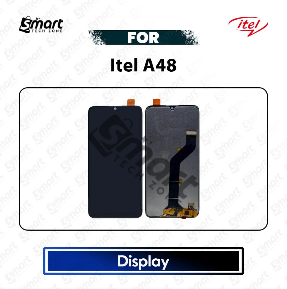 Itel A48 High Quality Display Touch Screen Digitizer Assembly Replacement Repair Spare Part