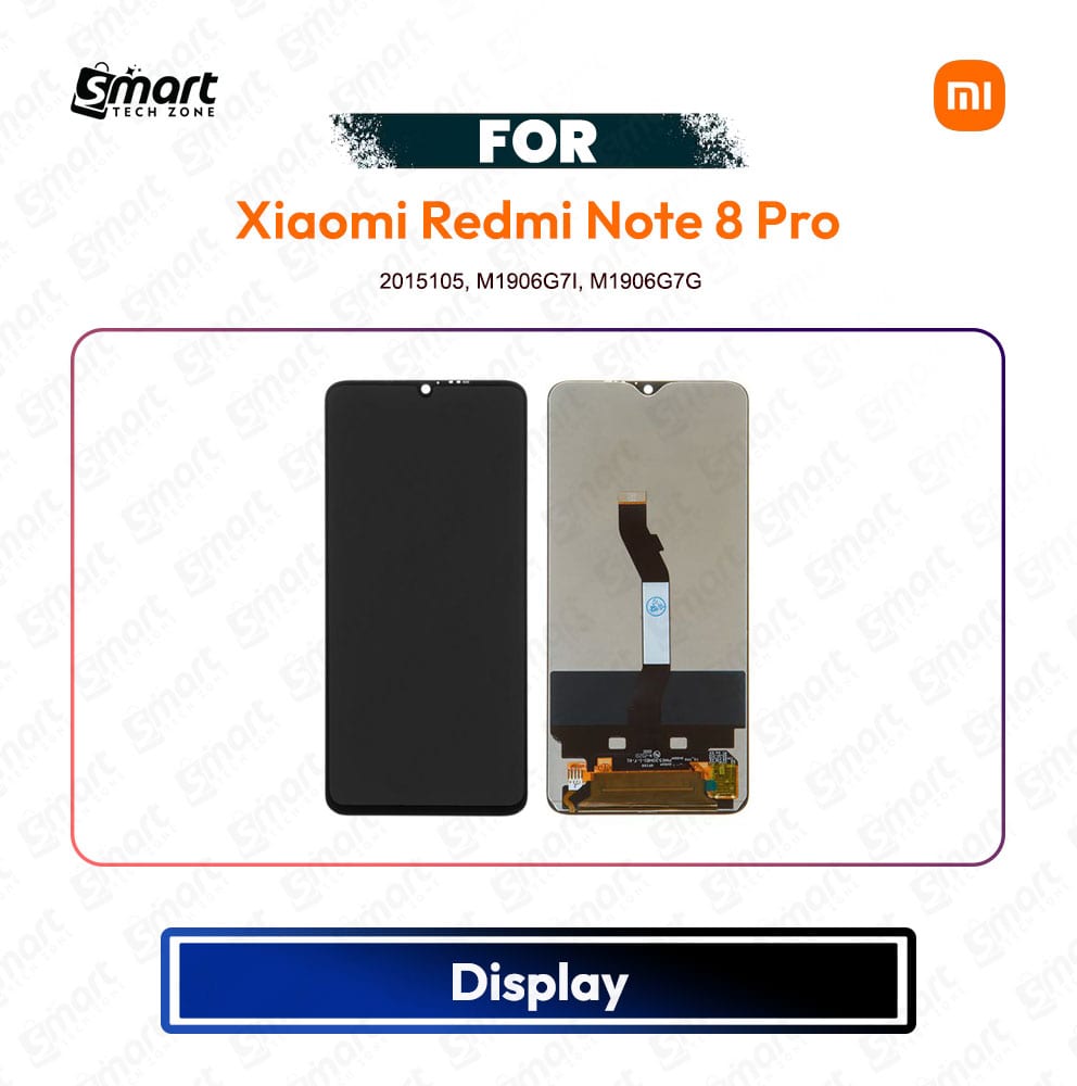 Xiaomi Redmi Note 8 Pro High Quality Display Touch Screen Digitizer Assembly Replacement Repair Spare Part - 2015105, M1906G7I, M1906G7G