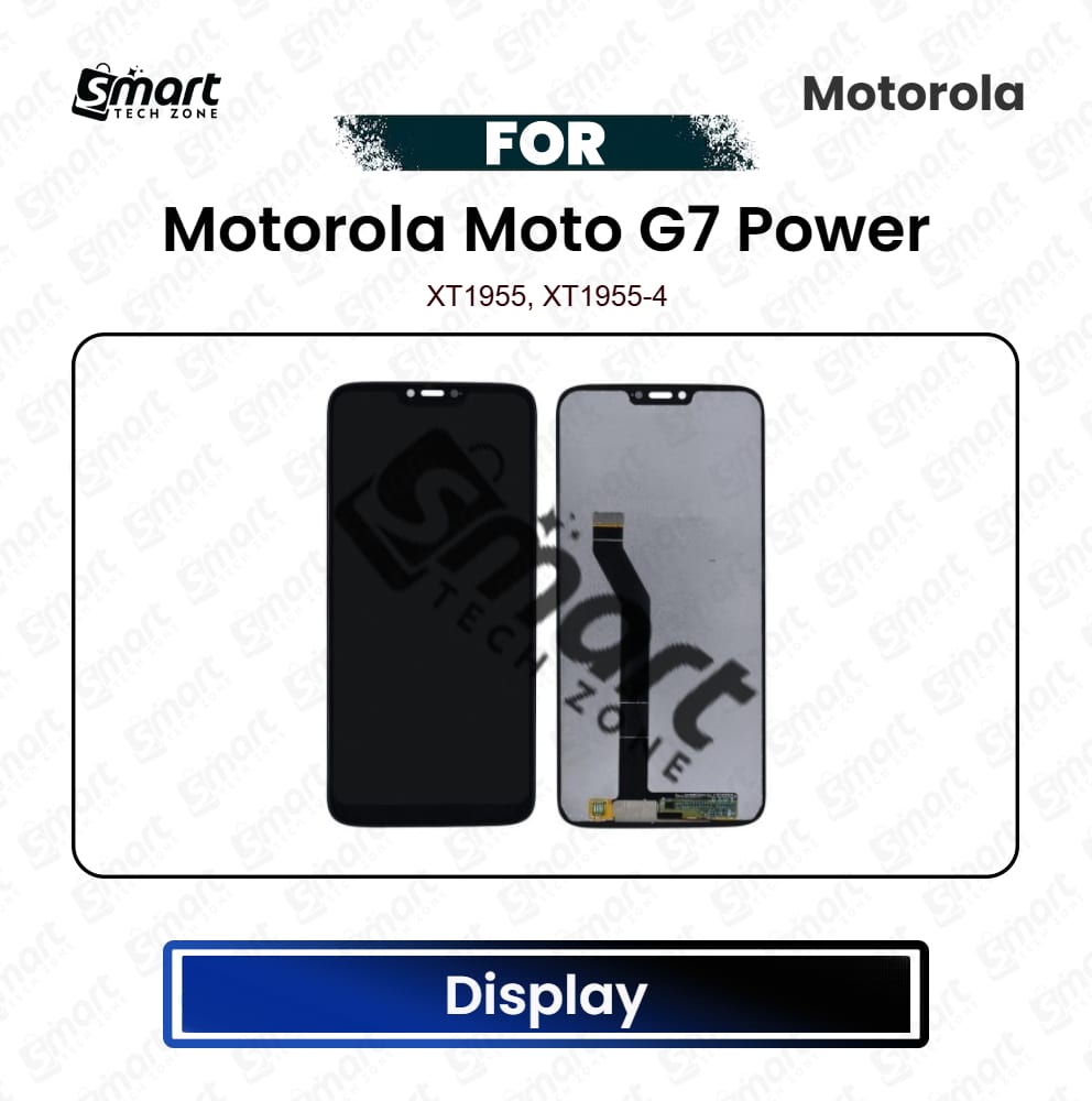 Motorola Moto G7 Power High Quality Display Touch Screen Digitizer Assembly Replacement Repair Spare Part - XT1955, XT1955-4