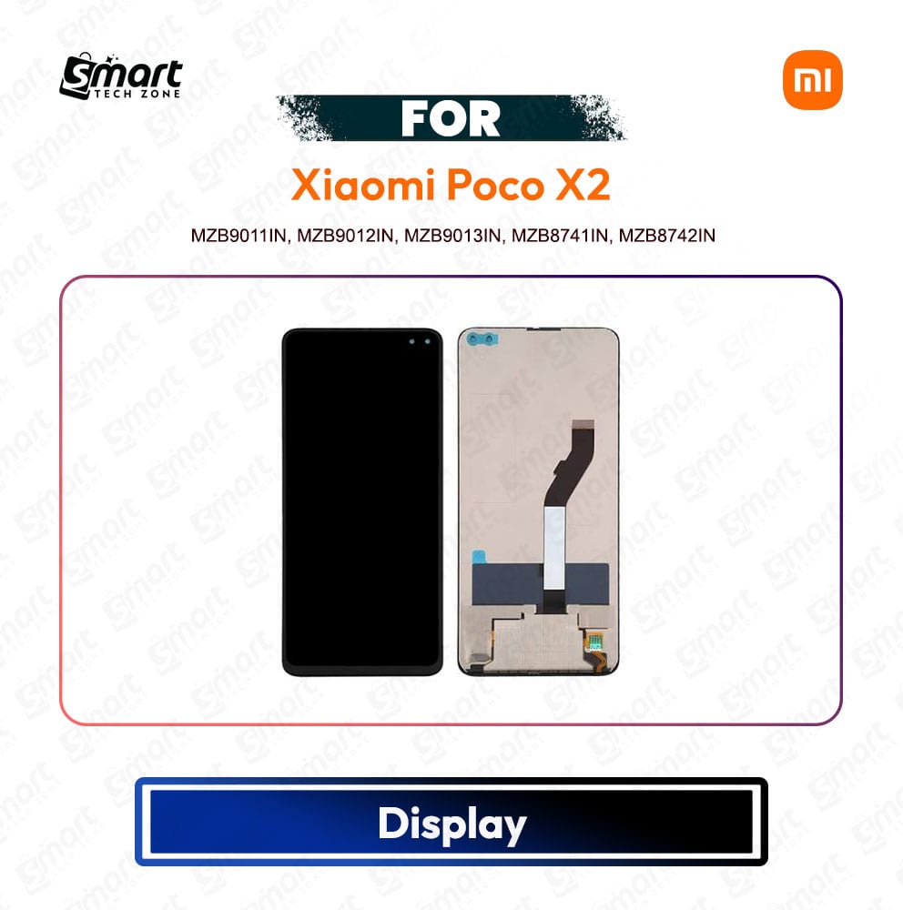 Xiaomi Poco X2 High Quality Display Touch Screen Digitizer Assembly Replacement Repair Spare Part - MZB9011IN, MZB9012IN, MZB9013IN, MZB8741IN, MZB8742IN
