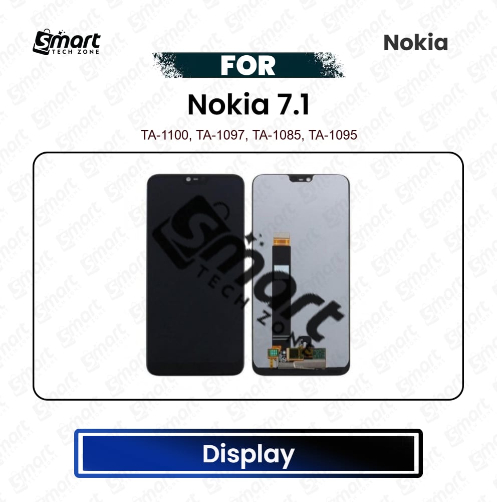 Nokia 7.1 High Quality Display Touch Screen Digitizer Assembly Replacement Repair Spare Part For TA-1100, TA-1097, TA-1085, TA-1095