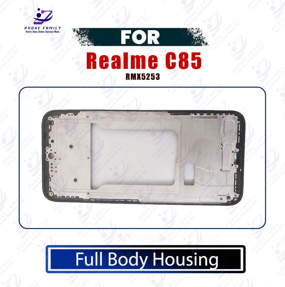 Realme C85 Front LCD Frame Panel Middle Chasis Replacement Spare Parts (RMX5253)
