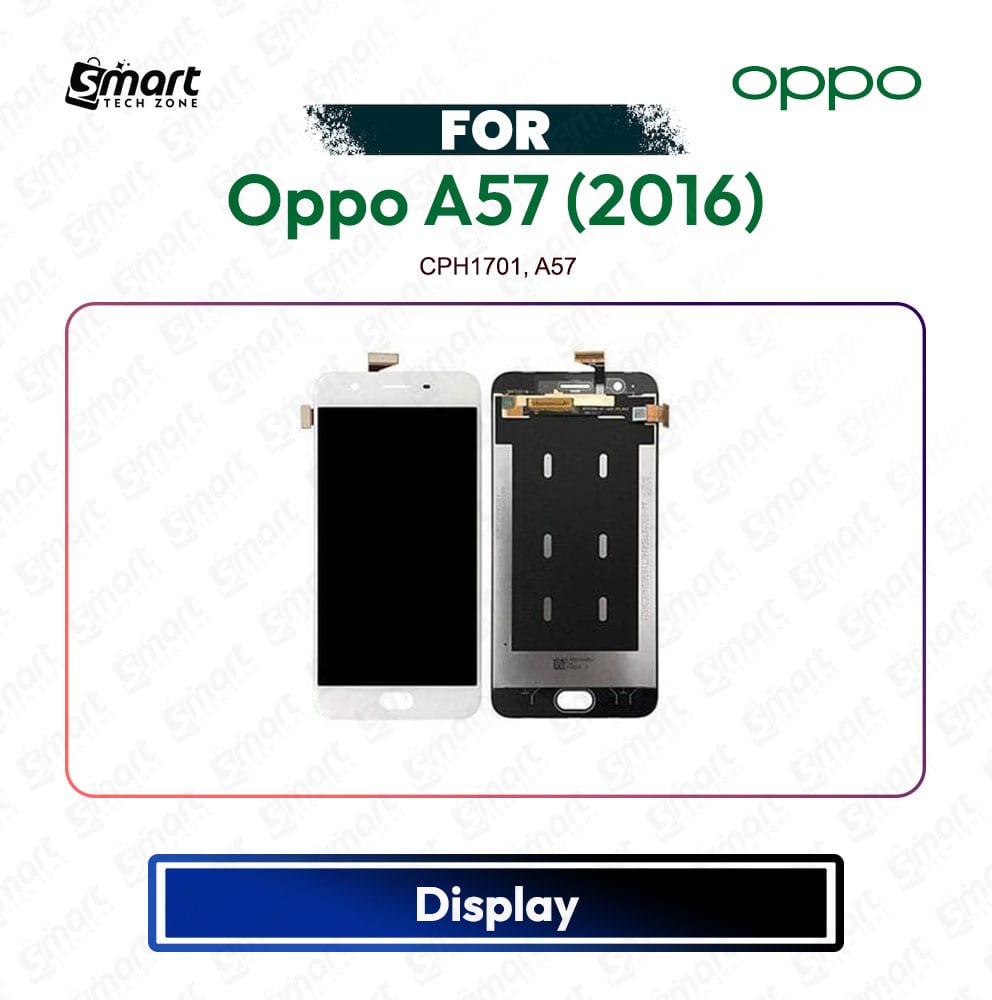 Oppo A57 (2016) High Quality Display Touch Screen Digitizer Assembly Replacement Repair Spare Part - CPH1701, A57