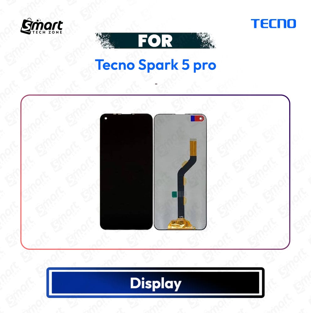 Tecno Spark 5 pro High Quality Display Touch Screen Digitizer Assembly Replacement Repair Spare Part