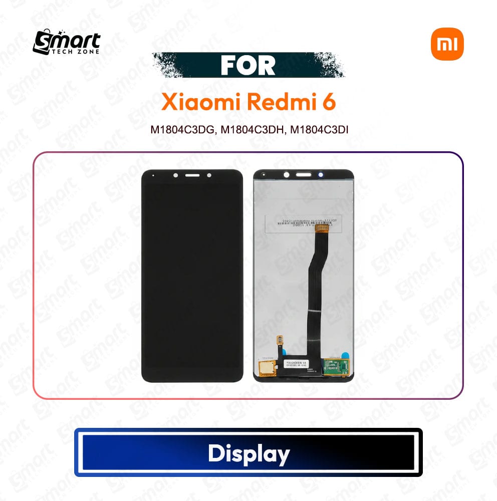 Xiaomi Redmi 6 High Quality Display Touch Screen Digitizer Assembly Replacement Repair Spare Part - M1804C3DG, M1804C3DH, M1804C3DI