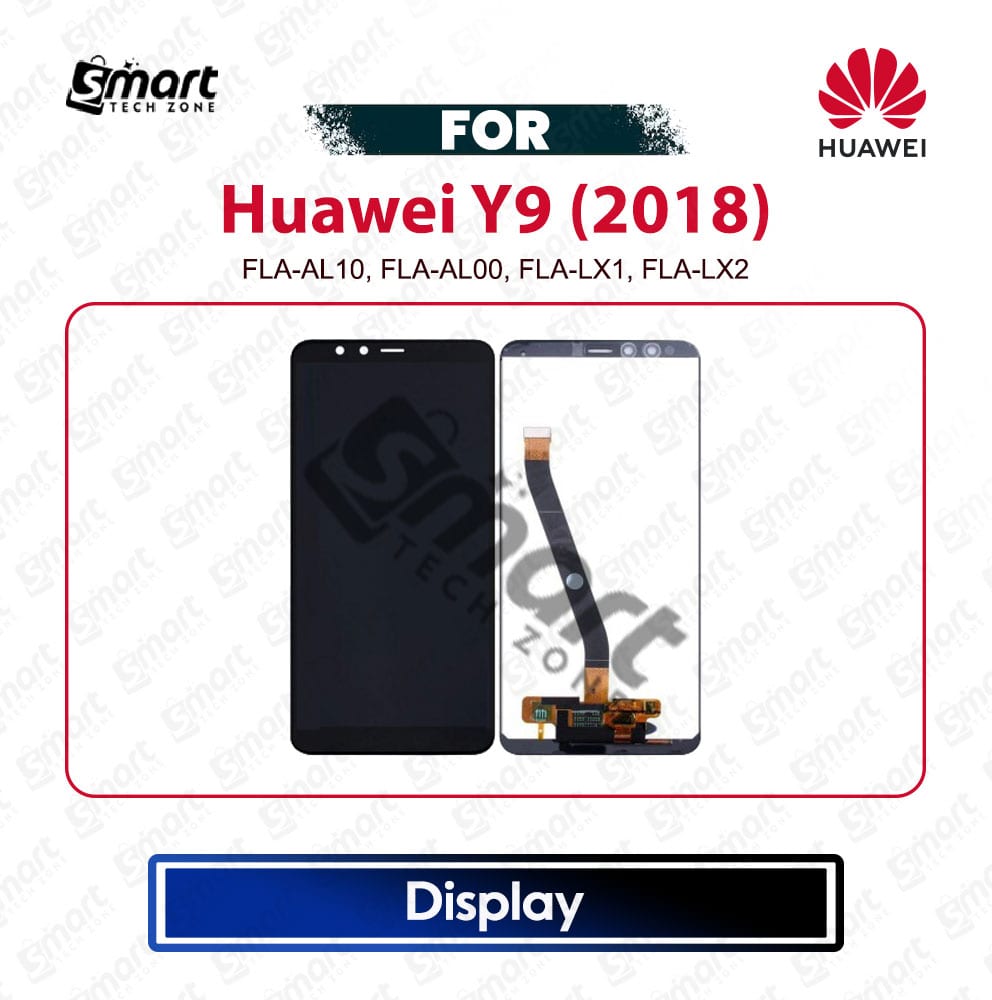 Huawei Y9 (2018) High Quality Display Touch Screen Digitizer Assembly Replacement Repair Spare Part - FLA-AL10, FLA-AL00, FLA-LX1, FLA-LX2
