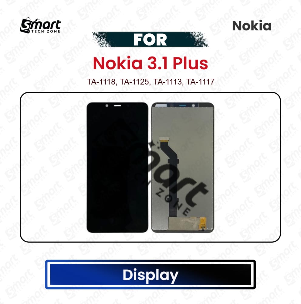 Nokia 3.1 Plus High Quality Display Touch Screen Digitizer Assembly Replacement Repair Spare Part - TA-1118, TA-1125, TA-1113, TA-1117
