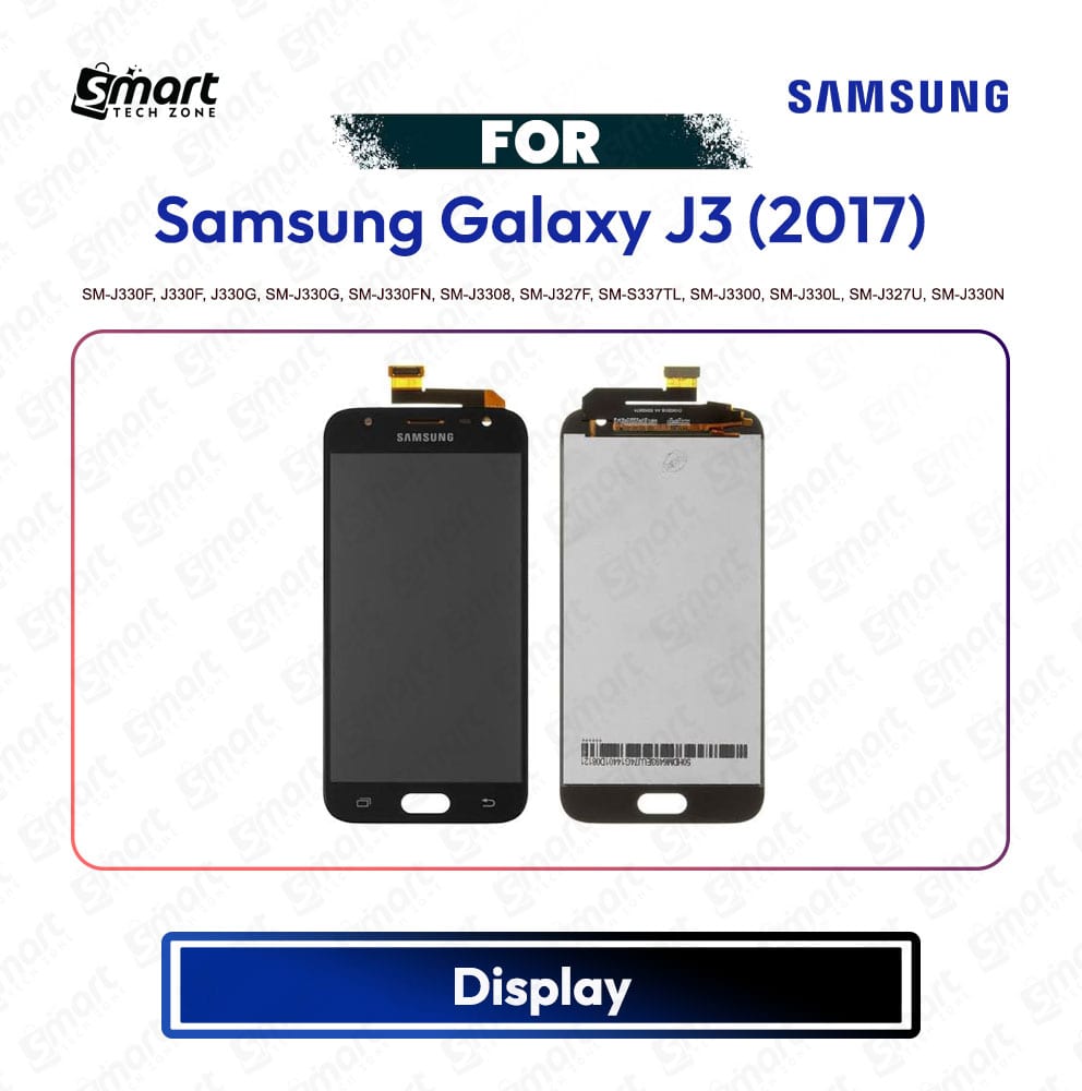 Samsung Galaxy J3 (2017) High Quality Display Touch Screen Digitizer Assembly Replacement Repair Spare Part - SM-J330F, J330F, J330G, SM-J330G, SM-J330FN, SM-J3308, SM-J327F, SM-S337TL, SM-J3300, SM-J330L, SM-J327U, SM-J330N