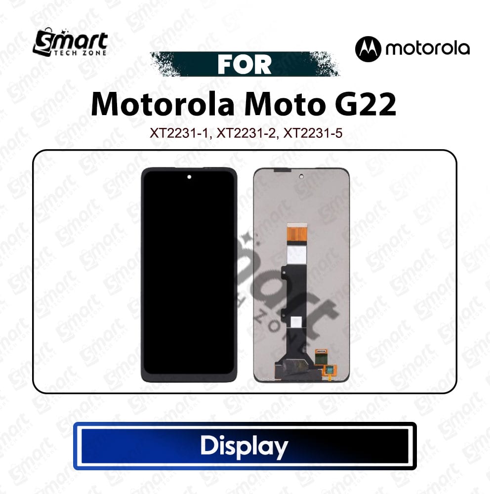 Motorola Moto G22 High Quality Display Touch Screen Digitizer Assembly Replacement Repair Spare Part - XT2231-1, XT2231-2, XT2231-5