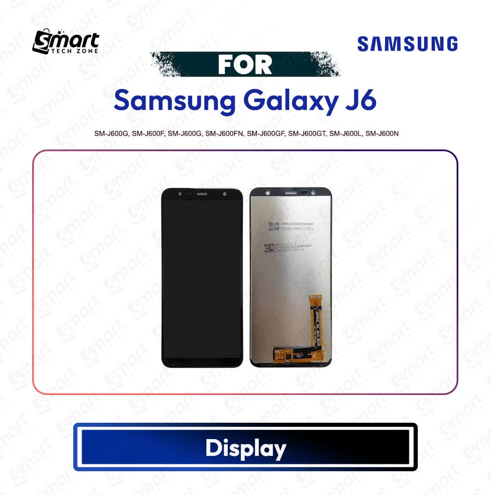 Samsung Galaxy J6 High Quality Display Touch Screen Digitizer Assembly Replacement Repair Spare Part - SM-J600G, SM-J600F, SM-J600G, SM-J600FN, SM-J600GF, SM-J600GT, SM-J600L, SM-J600N