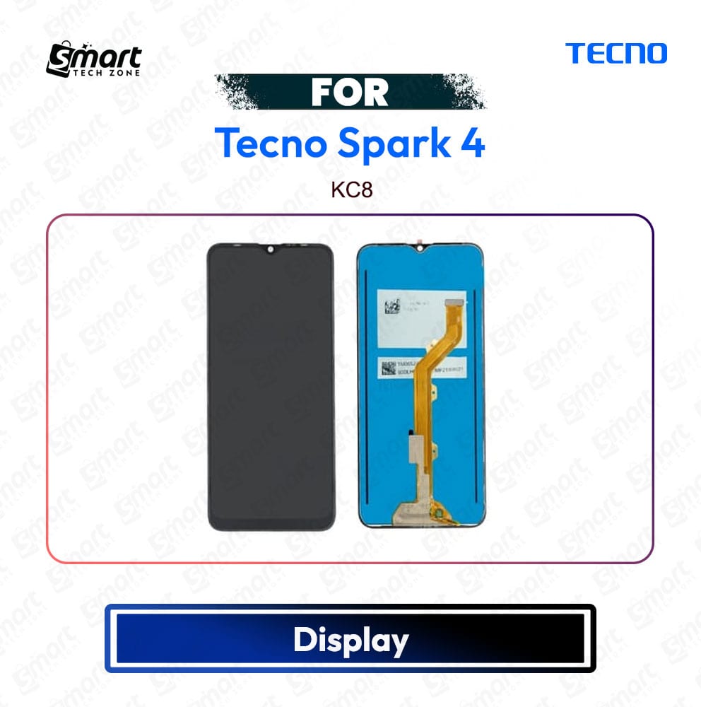 Tecno Spark 4 High Quality Display Touch Screen Digitizer Assembly Replacement Repair Spare Part - KC8
