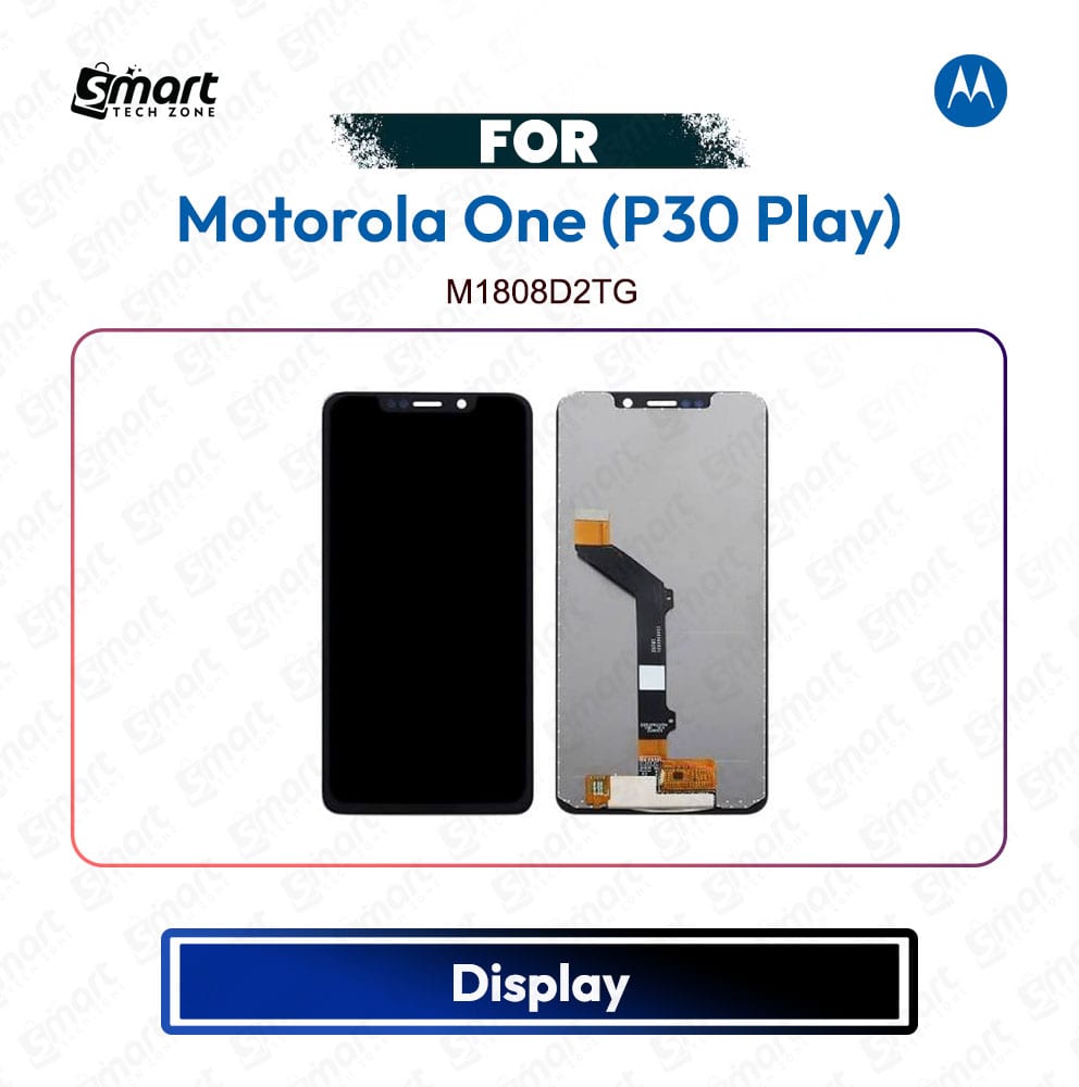 Motorola One (P30 Play) High Quality Display Touch Screen Digitizer Assembly Replacement Repair Spare Part - M1808D2TG